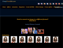 Tablet Screenshot of cheapphotoedit.com